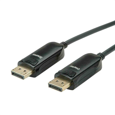 Roline Male DisplayPort to Male DisplayPort  Cable, 50m