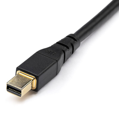 StarTech.com Male Mini DisplayPort to Male DisplayPort, PVC  Cable, 8K @ 60 Hz, 1m