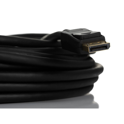RS PRO Male DisplayPort to Male DisplayPort  Cable, 4K, 20m