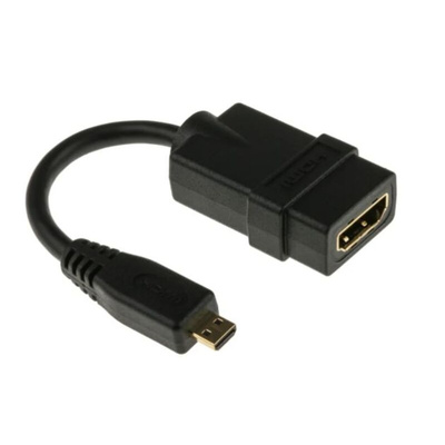 RS PRO Male Mini DisplayPort to Female DisplayPort  Cable, 4K, 150mm