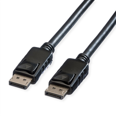 Roline Male DisplayPort to Male DisplayPort Display Port Cable, 4096 x 2560, 1.5m