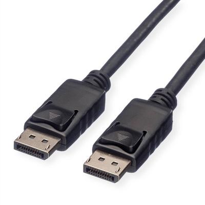 Roline Male DisplayPort to Male DisplayPort Display Port Cable, 4096 x 2560, 1m
