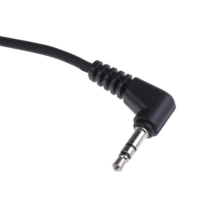 Switchcraft Male 3.5mm Stereo Jack to Unterminated Aux Cable, Black