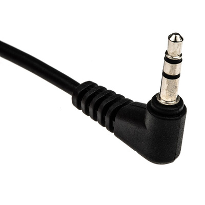 Switchcraft Male 3.5mm Stereo Jack to Male 3.5mm Stereo Jack Aux Cable, Black, 1.8m