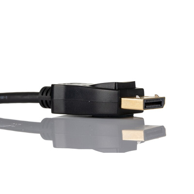 RS PRO Male DisplayPort to Male DisplayPort, PVC Cable, 2m