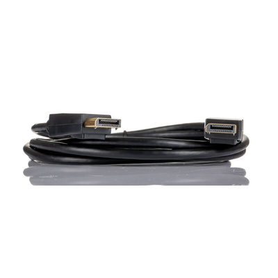 RS PRO Male DisplayPort to Male DisplayPort, PVC Cable, 2m
