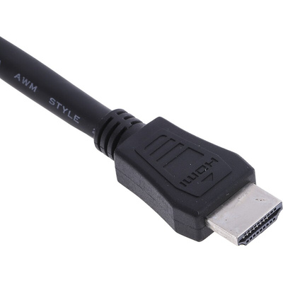 RS PRO High Speed Male HDMI to Male HDMI Cable, 5m