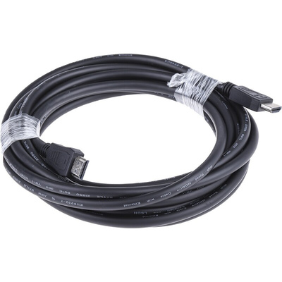 RS PRO High Speed Male HDMI to Male HDMI Cable, 5m