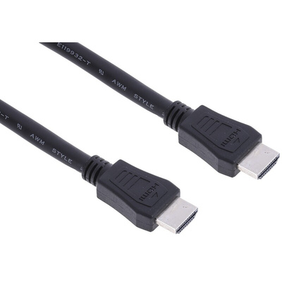 RS PRO High Speed Male HDMI to Male HDMI Cable, 5m
