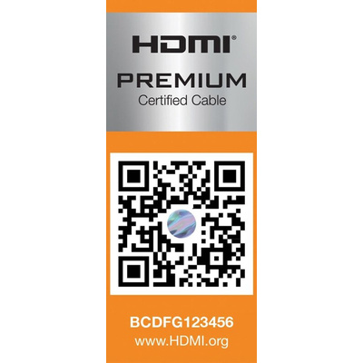 Roline Male HDMI Ethernet to Male HDMI Ethernet Cable, 1m