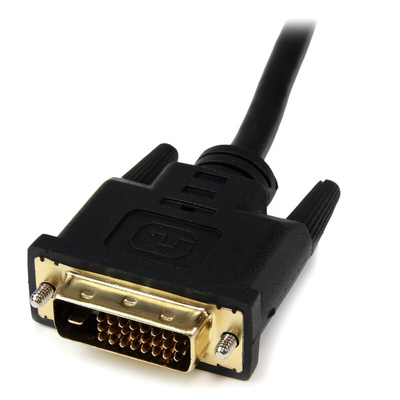 StarTech.com 1920 x 1200 HDMI 1.4 Female HDMI to Male DVI-D Dual Link  Cable, 20cm