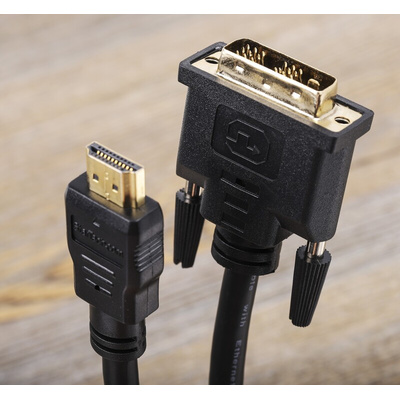 StarTech.com 1920 x 1200 Male HDMI to Male DVI-D Single Link  Cable, 2m