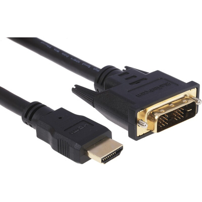 StarTech.com 1920 x 1200 Male HDMI to Male DVI-D Single Link  Cable, 1.8m