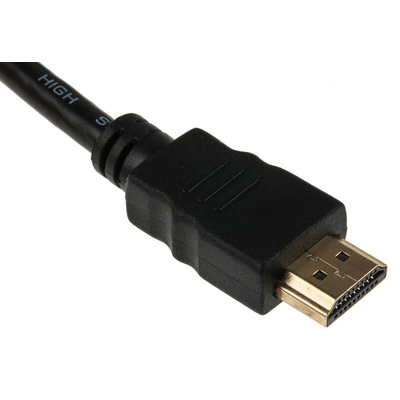 RS PRO 4K Male HDMI to Male HDMI  Cable, 3m