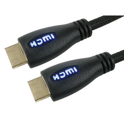 RS PRO 4K Male HDMI to Male HDMI  Cable, 1m