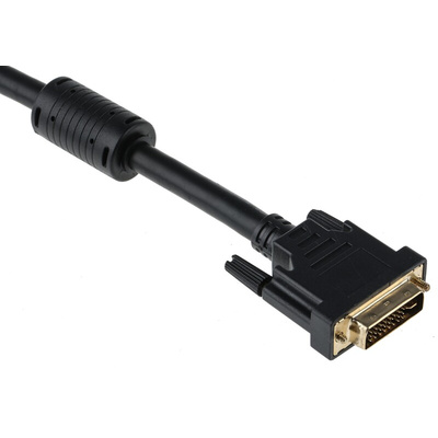 RS PRO, Male DVI-I Dual Link to Male DVI-I Dual Link Cable, 2m