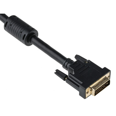 RS PRO, Male DVI-I Dual Link to Male DVI-I Dual Link Cable, 2m