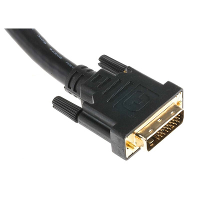 RS PRO, Male DVI-D Dual Link to Male DVI-D Dual Link  Cable, 10m