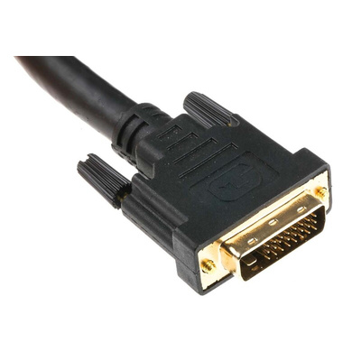 RS PRO, Male DVI-D Dual Link to Male DVI-D Dual Link  Cable, 10m