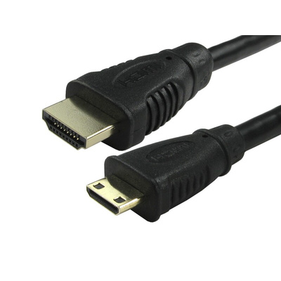 RS PRO 4K Male HDMI to Male Mini HDMI  Cable, 2m