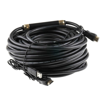 RS PRO 4K Male HDMI to Male HDMI  Cable, 20m