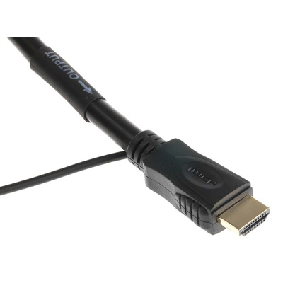 RS PRO 4K Male HDMI to Male HDMI  Cable, 25m