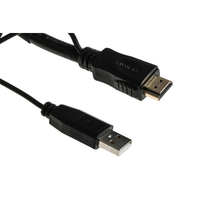 RS PRO 4K Male HDMI to Male HDMI  Cable, 30m