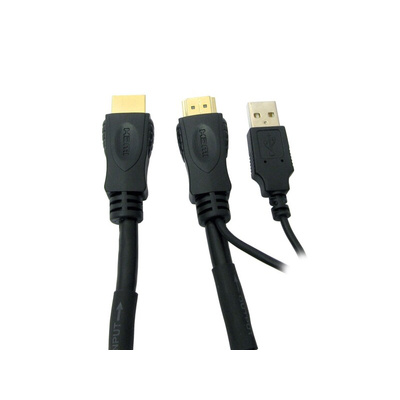 RS PRO 1080p Male HDMI to Male HDMI  Cable, 50m