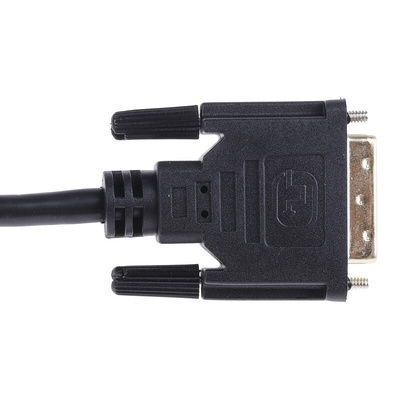 RS PRO 4K Male HDMI to Male DVI-D Single Link  Cable, 1m