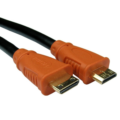 RS PRO 4K Male Mini HDMI to Male Mini HDMI  Cable, 1m