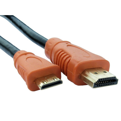 RS PRO 4K Male HDMI to Male Mini HDMI  Cable, 2m