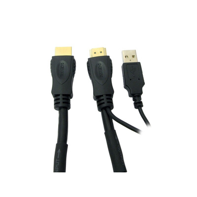 RS PRO 1080p Male HDMI to Male HDMI  Cable, 15m