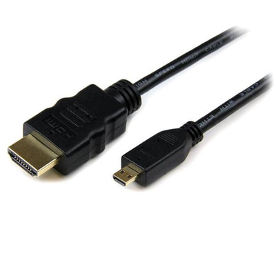 StarTech.com 4K @ 30Hz HDMI 1.4 Male HDMI to Male Micro HDMI  Cable, 2m