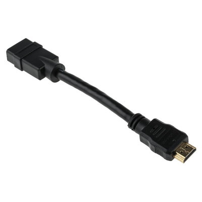 StarTech.com 4K @ 30Hz HDMI 1.4 Male HDMI to Female HDMI  Cable, 15cm
