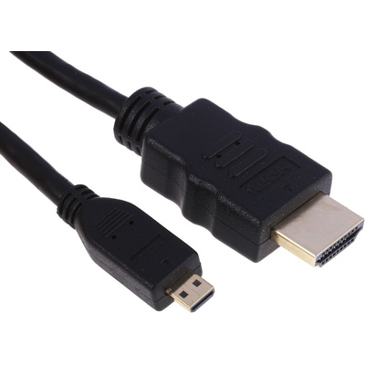 StarTech.com 4K @ 30Hz HDMI 1.4 Male HDMI to Male Micro HDMI  Cable, 50cm