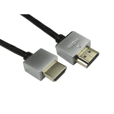 RS PRO 4K Male HDMI to Male HDMI  Cable, 2m