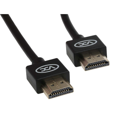 Van Damme High Speed Male HDMI to Male HDMI Cable, 35cm