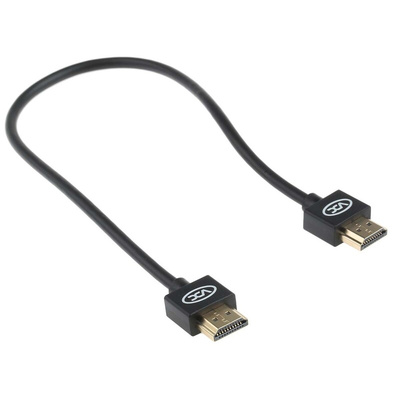 Van Damme High Speed Male HDMI to Male HDMI Cable, 35cm