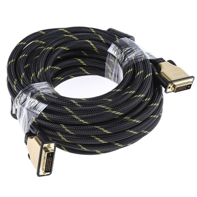 Roline, Male DVI-D Dual Link to Male DVI-D Dual Link Cable, 10m