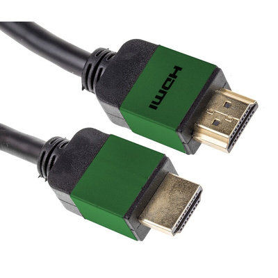 RS PRO Male HDMI to Male HDMI Cable, 7.5m