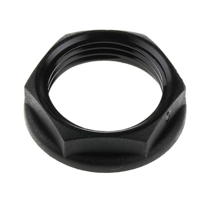 RS PRO Black PA 6 Cable Gland Locknut, M20 Thread