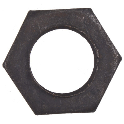 RS PRO Black Steel Cable Gland Locknut, M16 Thread