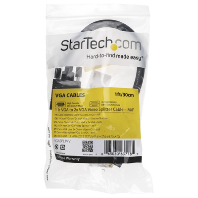 StarTech.com Male VGA to Female VGA Cable, 300mm