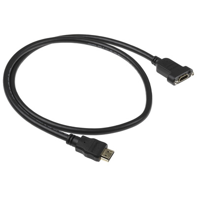 StarTech.com 4K @ 30Hz HDMI 1.4 Female HDMI to Male HDMI  Cable, 0.9m