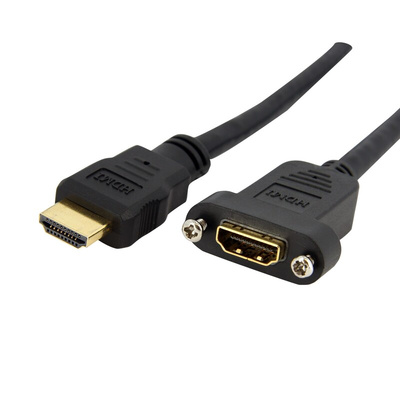 StarTech.com 4K @ 30Hz HDMI 1.4 Female HDMI to Male HDMI  Cable, 0.9m
