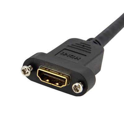 StarTech.com 4K @ 30Hz HDMI 1.4 Female HDMI to Male HDMI  Cable, 0.9m