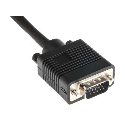 RS PRO Male VGA to Male VGA Cable, 15m