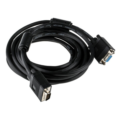 RS PRO Male VGA to Female VGA Cable, 5m