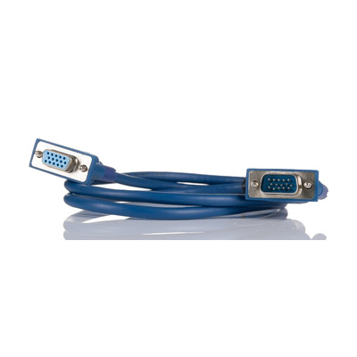 RS PRO Male VGA to Female SVGA Cable, 1m
