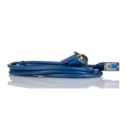 RS PRO Male VGA to Female SVGA Cable, 3m